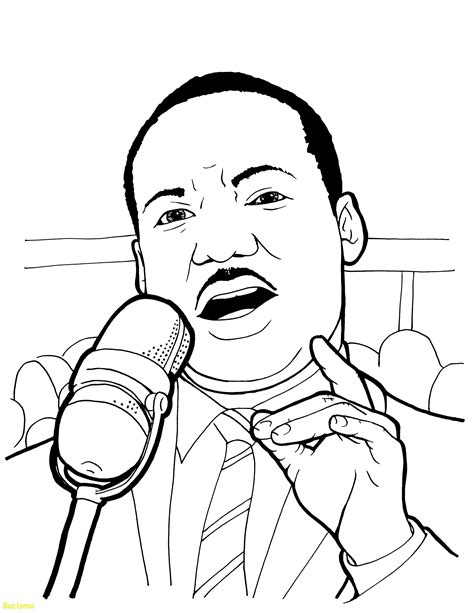Mlk Coloring Pages Printable